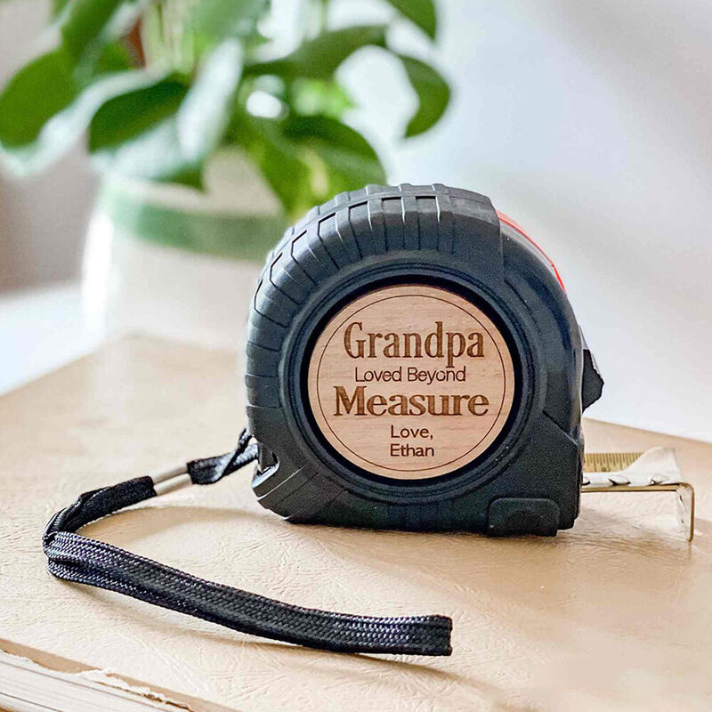 Personalized Tape Measure and Hammer Set as a Gift for the Elders