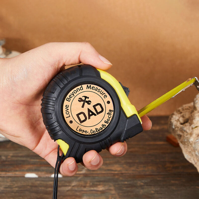 Personalized Tape Measure Hammer Set Best Gift For Father's Day