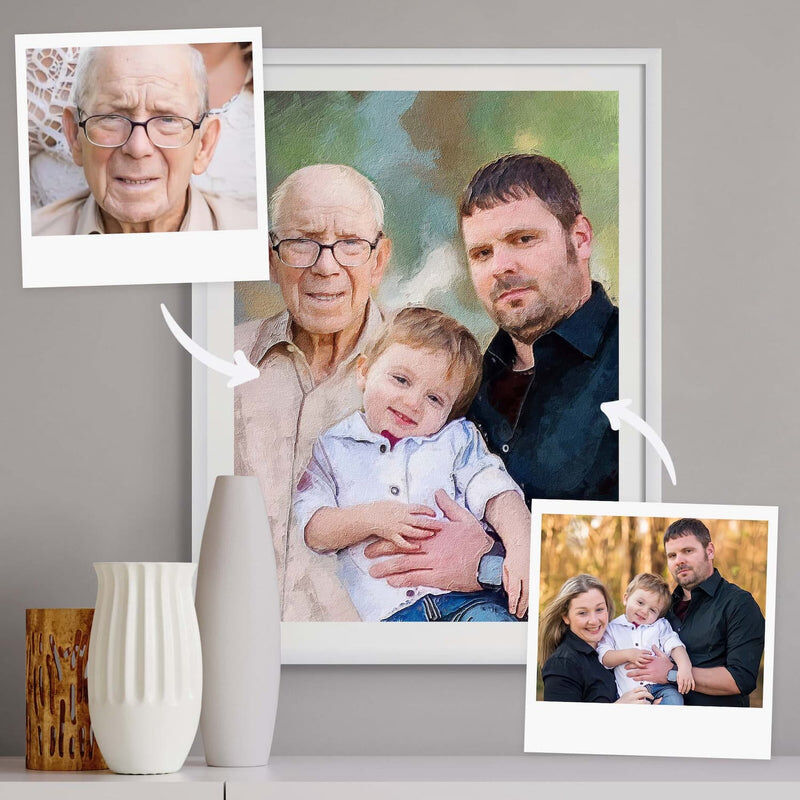 Personalized Custom Photo Frame Portrait Stitching for Your Loved Ones