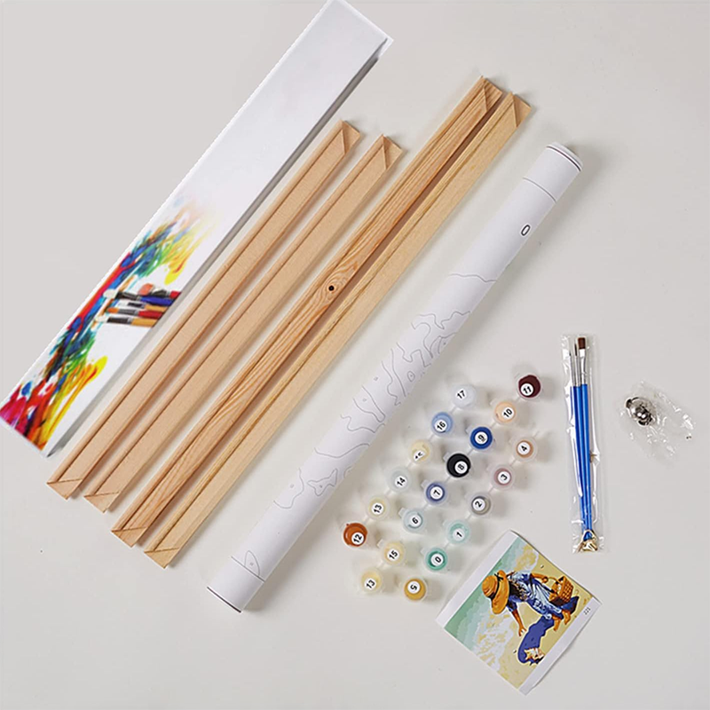 Personalized Photo Frame Custom Diy Paint By Numbers Kits Interesting Gift for Family