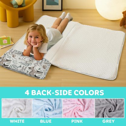 Custom Personalized Kids Nap Mat Animal 02 Edition