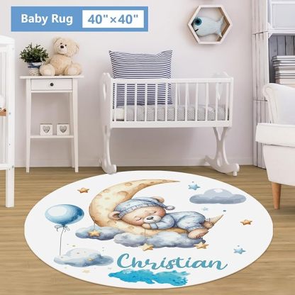 Personalized 5 Pcs Custom Baby Crib Set with Name