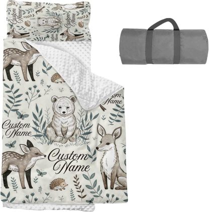 Custom Personalized Kids Nap Mat Animal 02 Edition