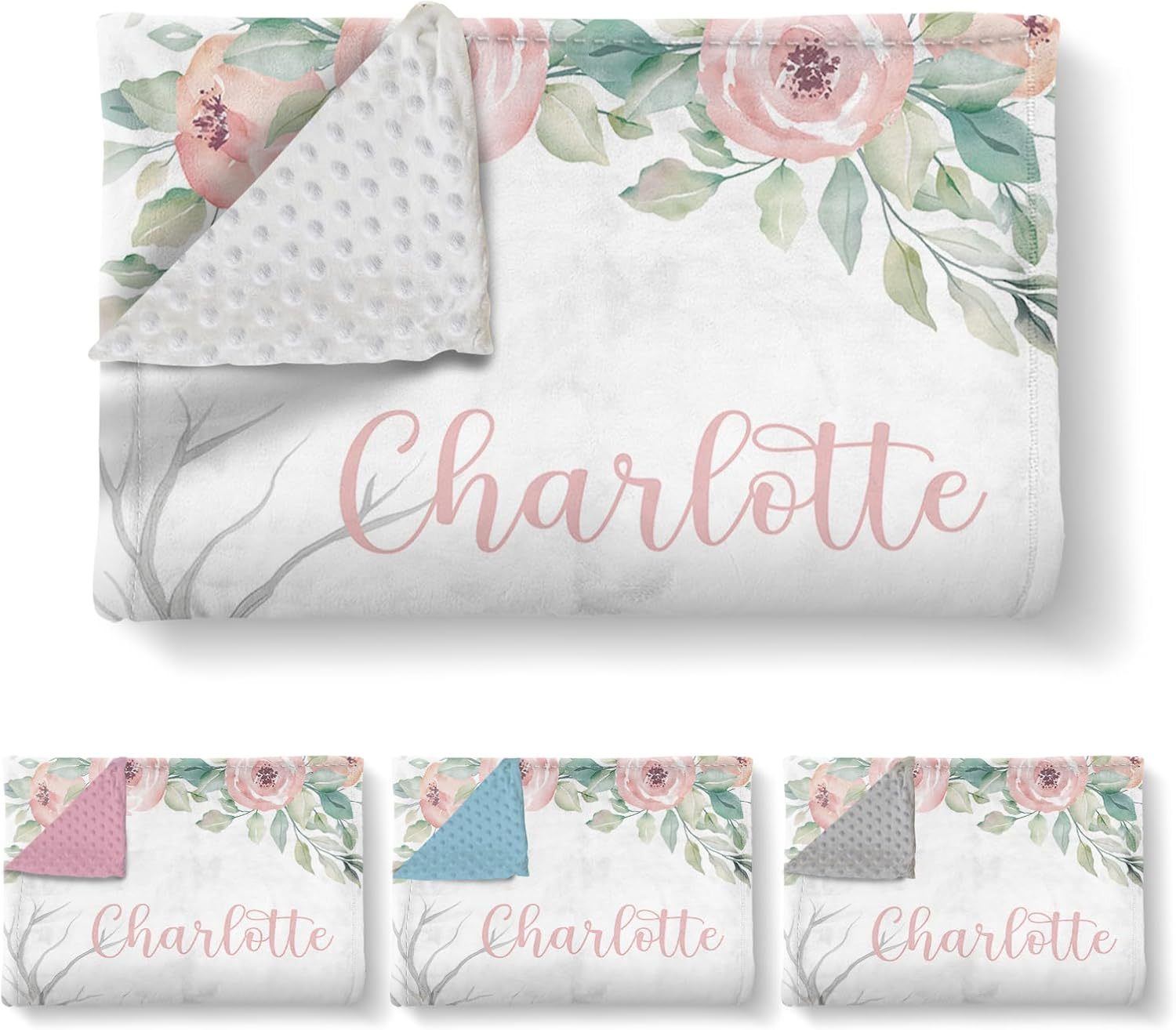 Custom Baby Crib Bedding Set, 3 Pcs Personalized Nursery Bedding Set with Name,Various Animal Prints for Girls Boys