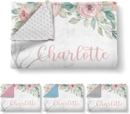 Custom Baby Crib Bedding Set, 3 Pcs Personalized Nursery Bedding Set with Name,Various Animal Prints for Girls Boys