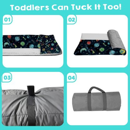 Custom Personalized Kids Nap Mat Space Pattern