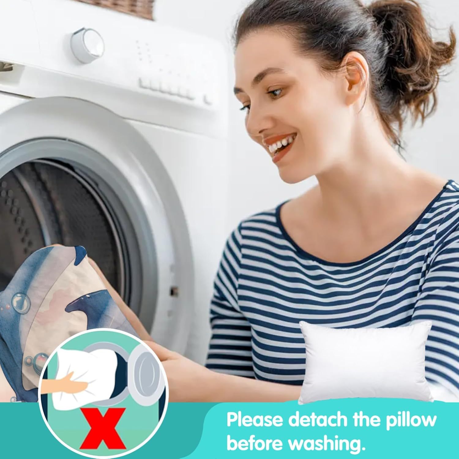 Custom Personalized Name Kids Nap Mat Cute Dolphin Pattern