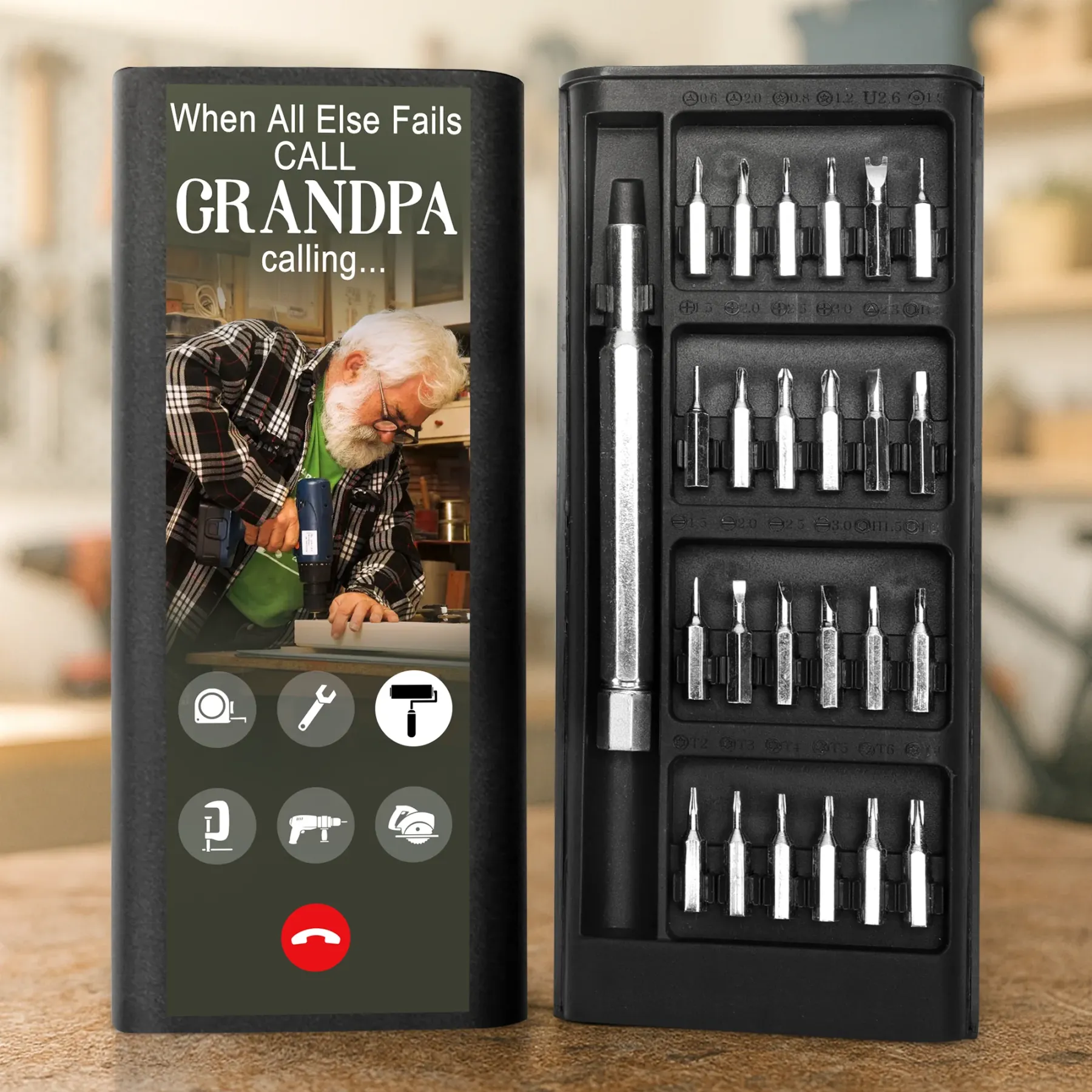 When All Else Fails Call - Personalized Screwdriver Set