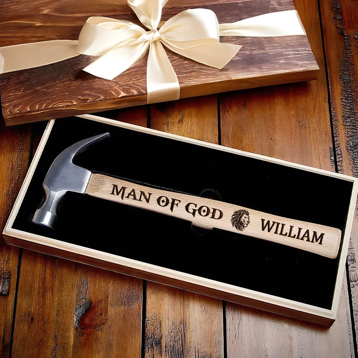 Man Of God Personalized Wooden Hammer