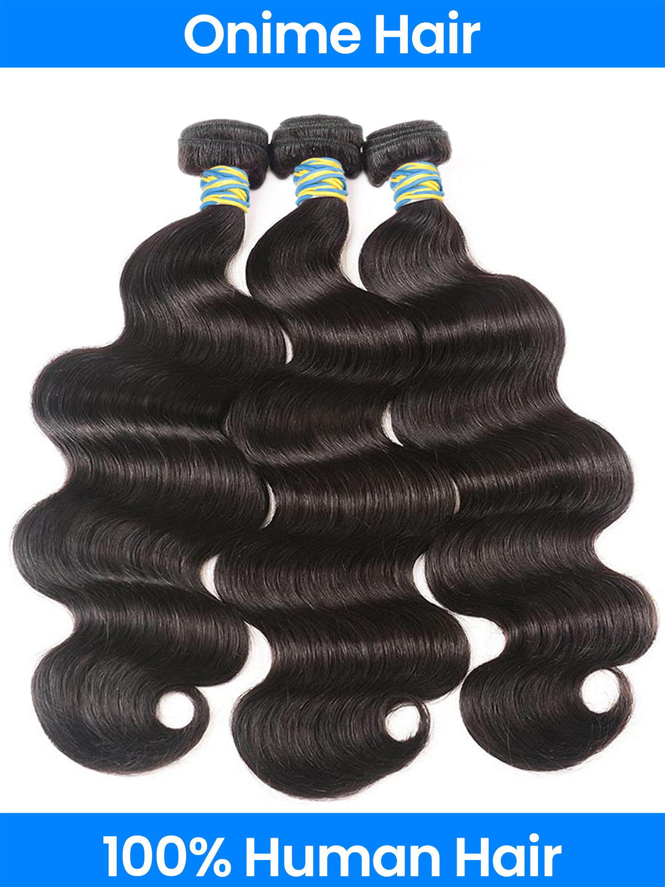 Onime 3 Bundles Of Super Virgin Body Wave Hair Bundle Deals Human Hair Body Wave