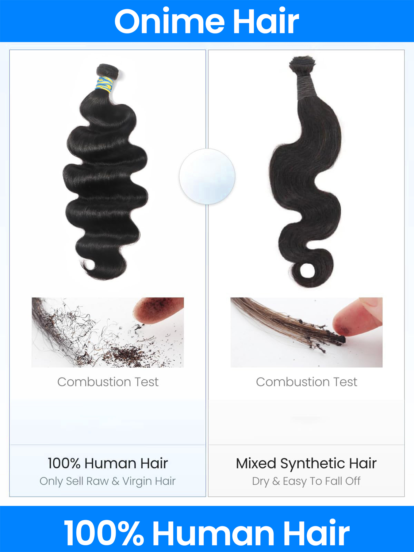 Onime 3 Bundles Of Super Virgin Body Wave Hair Bundle Deals Human Hair Body Wave