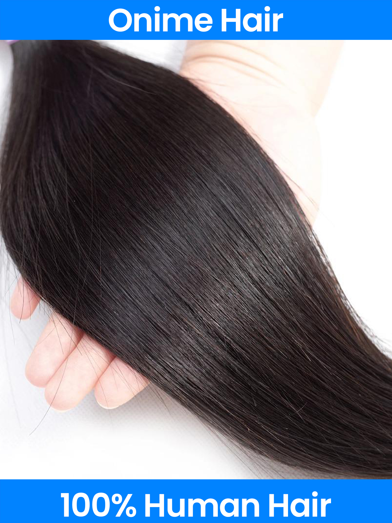 Onime 3 Bundles Of Super Virgin Straight Hair Bundle Deals Human Hair Straight Weave