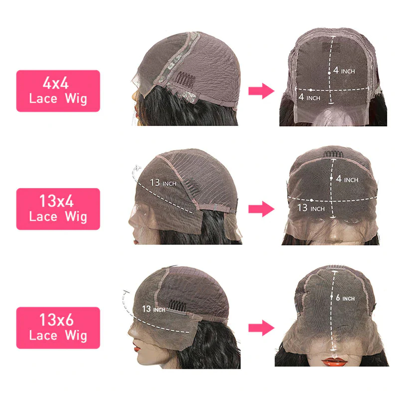 Onime Short Bob Wigs Kinky Curly Human Hair 4x4 13x4 13x6 Lace Front Wigs Pre Plucked with Baby Hair Natural Black