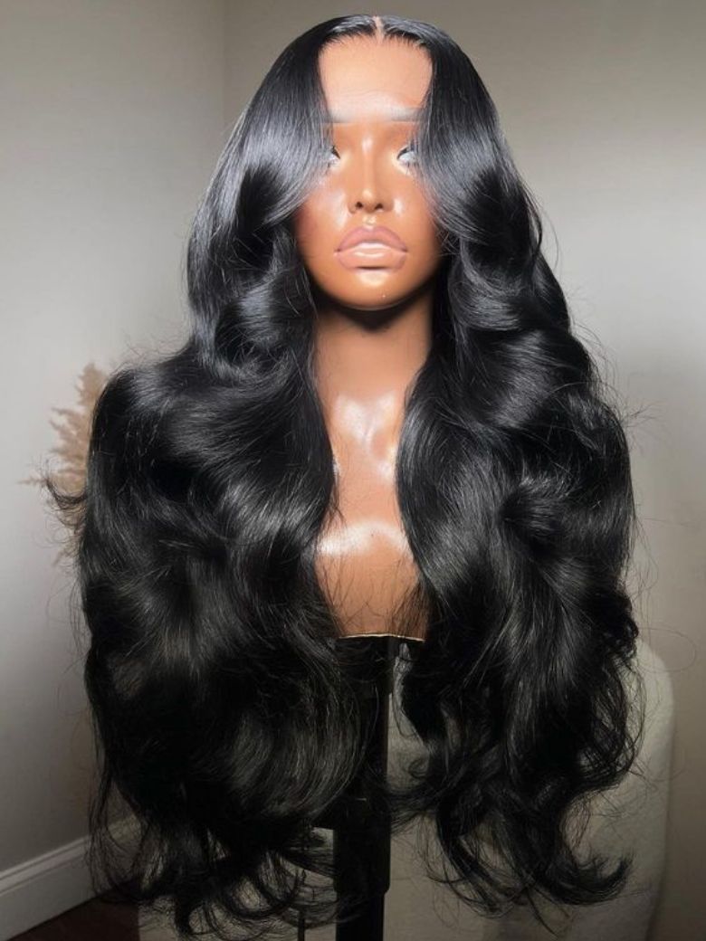 Onime 5x5 HD BlendAway Glueless Wig Body Wave Human Hair Wig with Bleached Knots Match All Skin