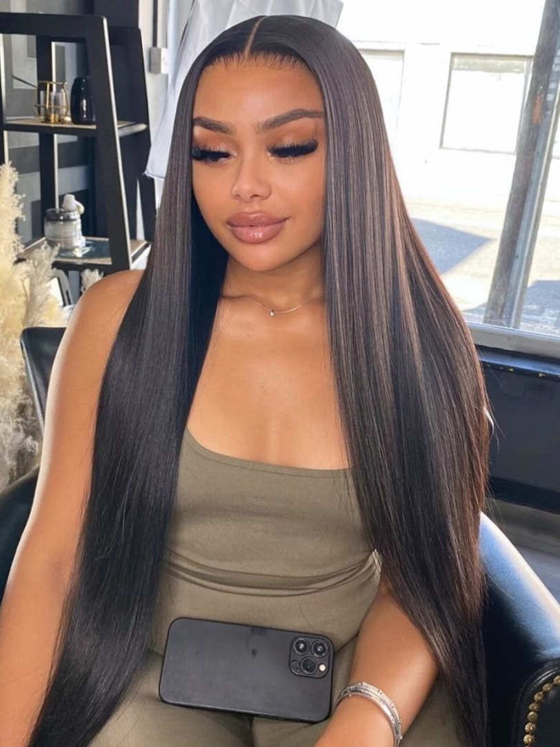 Onime Bye Bye Knots Wig 2.0™_ 7x5 And 13x4 Lace Front Pre-Bleached Straight Glueless Human Hair Wig