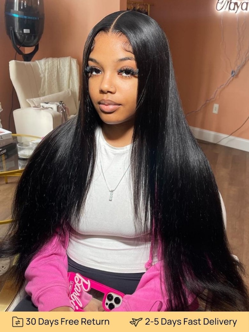 Onime Bye Bye Knots Wig 2.0™_ 7x5 And 13x4 Lace Front Pre-Bleached Straight Glueless Human Hair Wig