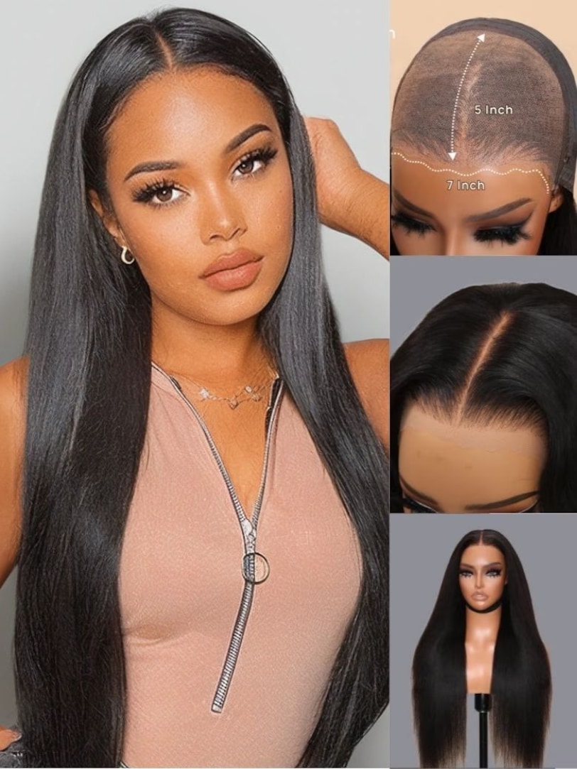Onime Bye Bye Knots Wig 2.0™_ 7x5 And 13x4 Lace Front Pre-Bleached Straight Glueless Human Hair Wig
