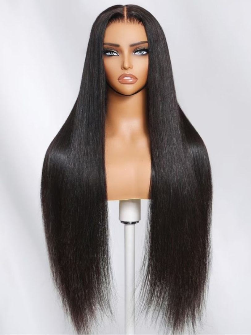 Onime Bye Bye Knots Wig 2.0™_ 7x5 And 13x4 Lace Front Pre-Bleached Straight Glueless Human Hair Wig
