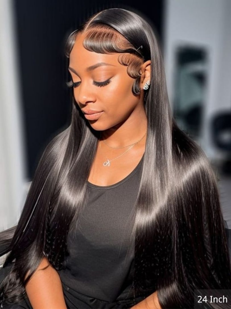 Onime ByeBye Knots Wig 2.0™ 13x4 Lace Front Pre Bleached Straight Glueless Human_Hair Wig Ready to Go Wigs