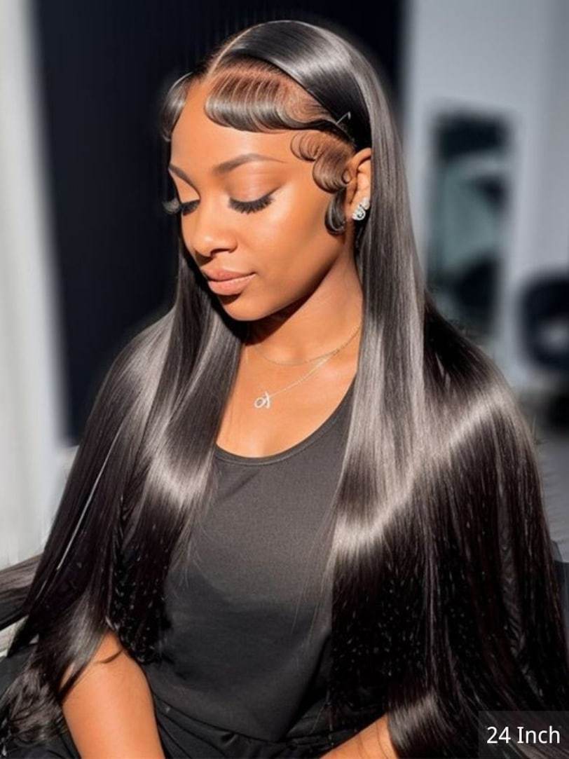 Onime ByeBye Knots Wig 2.0™ 13x4 Lace Front Pre Bleached Straight Glueless Human_Hair Wig Ready to Go Wigs