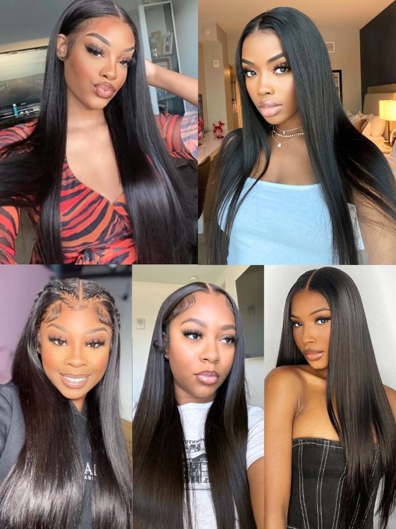 Onime Bye Bye Knots Wig 2.0™_ 7x5 And 13x4 Lace Front Pre-Bleached Straight Glueless Human Hair Wig