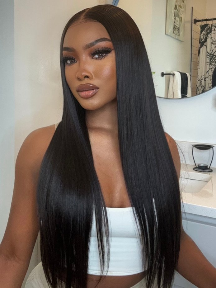 Onime 13x4 Transparent Lace Front Straight Wig Pre-Everything Wig