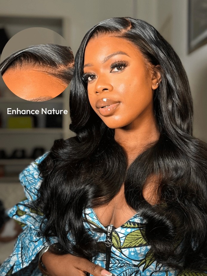 Onime Hair Wig 13x4 Pre Max Loose Wave Transparent Lace Frontal Real Scalp Wig