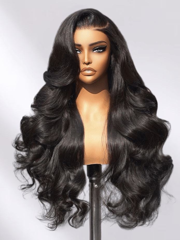 Onime Hair Wig 13x4 Pre Max Loose Wave Transparent Lace Frontal Real Scalp Wig