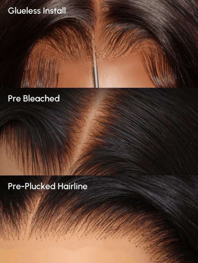 Onime ByeBye Knots Wig 2.0™ 13x4 Pre Max TP Lace Front Pre Bleached Jerry Curly Glueless Human_Hair Wig Ready to Go Wigs
