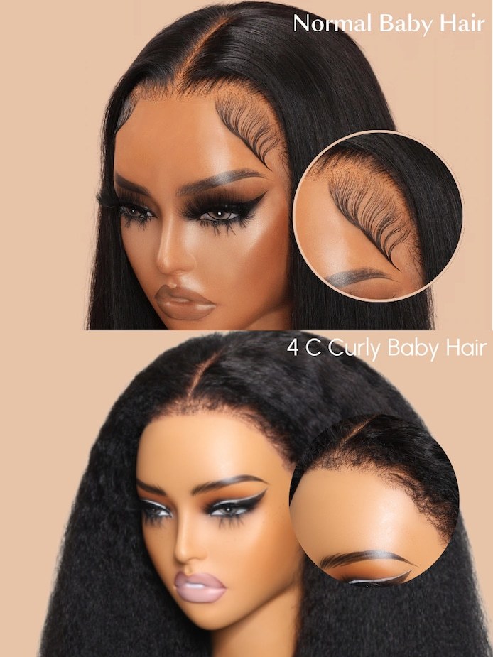 Onime ByeBye Knots Wig 2.0™ 13x4 Pre Max TP Lace Front Pre Bleached Jerry Curly Glueless Human_Hair Wig Ready to Go Wigs