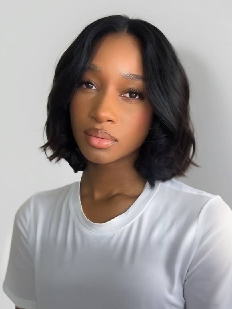 Pre everything Wig 2.0™|Onime 13x4 Yaki Bob Real Ear to Ear Lace Front Put on and Go Wig