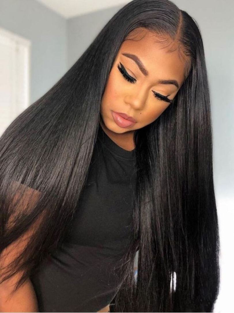 Onime Bye Bye Knots Wig 2.0™_ 7x5 And 13x4 Lace Front Pre-Bleached Straight Glueless Human Hair Wig