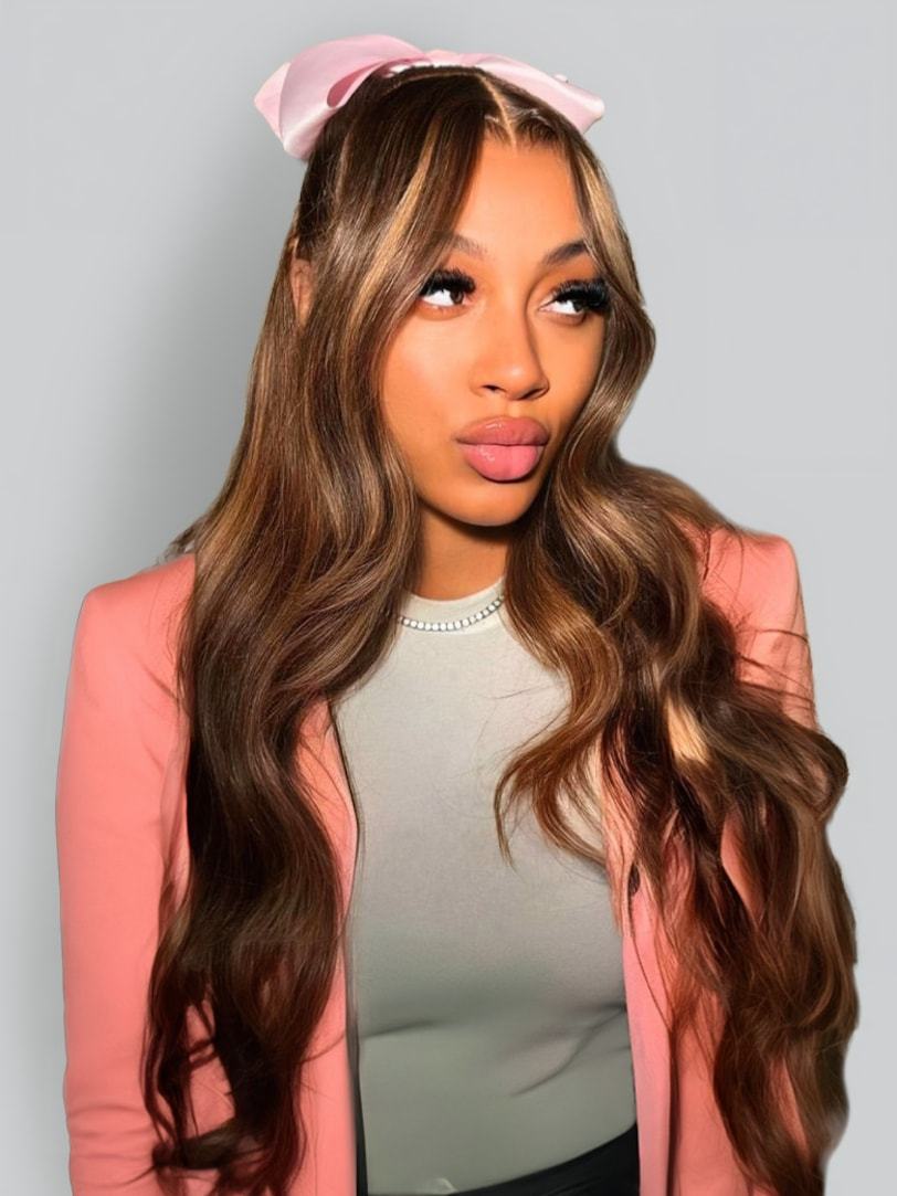 Onime Pre everything Wig 2.0™ _ 13x4 Lace Front Honey Blonde Body Wave Real Ear to Ear Lace Put on and Go Wig