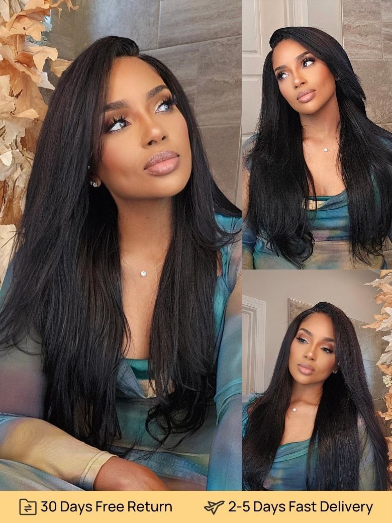 Onime Yaki Straight 13x4 Pre Max Wig 2.0™ Transparent Lace Ready to Go Wigs