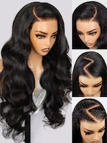 Onime Flash Sale 3D Body Wave Put On And Go Glueless Wig Pre Max 13x4 Pre-Everything Pre-Bleached Human Hair Wig
