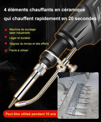 Soudure laser industrielle avec chauffage interne