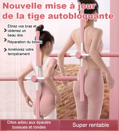 【10 minutes par jour, Améliorez-vous】 Bâton de correction de posture pour prévenir le dos voûté