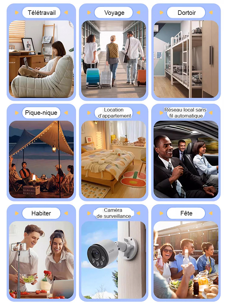 Pas d’abonnement! Internet 5G gratuit à vie. WiFi Portable