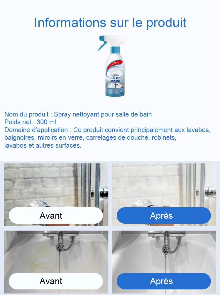 Nettoyant de salle de bain UBELA