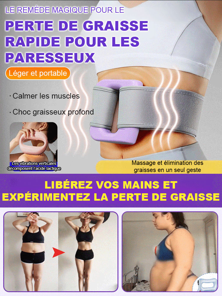 【Aucun exercice nécessaire. Brûle les graisses + Massage】Appareil multifonctionnel Fascia Ring pour brûler les graisses