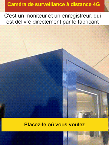 💰Pas besoin de Wi-Fi, pas besoin de câblage, pas de frais mensuels à vie. 🚀Caméra HD sans fil invisible.