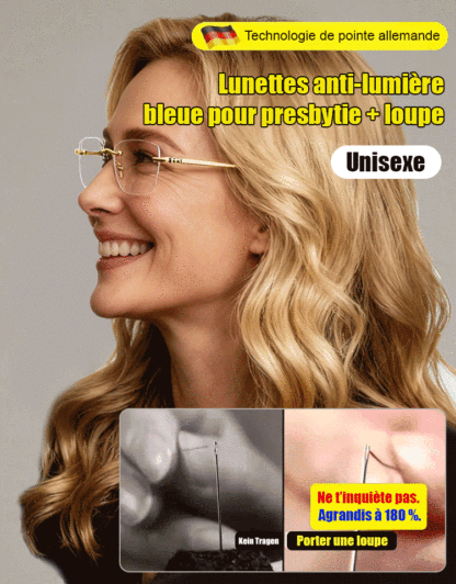 Aucune ordonnance requise ; s'ajuste automatiquement de -7 à +7 dioptries pour répondre à vos besoins visuels. Lunettes anti-fatigue à cristaux naturels, zoom automatique pour presbytie