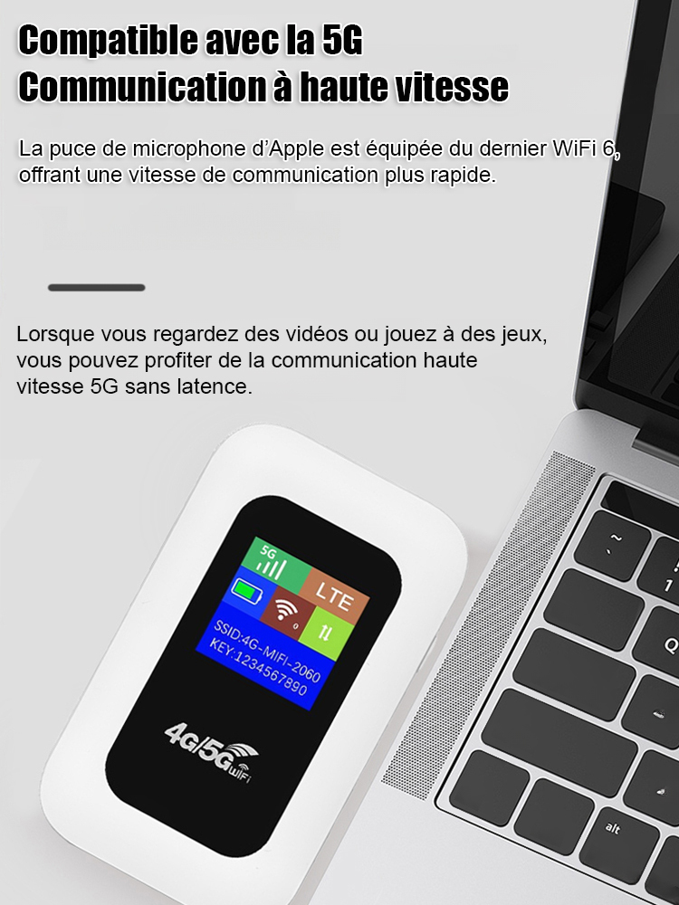 Pas d’abonnement! Internet 5G gratuit à vie. WiFi Portable