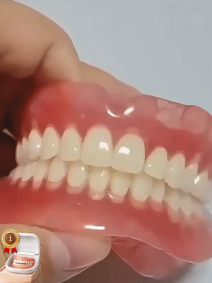 Sans colle, sans dentiste et sans rendez-vous! | Une prothèse parfaitement ajustée en 1 minute【Boîte à dents portable intégrée】Retrouvez le sourire avec des prothèses dentaires