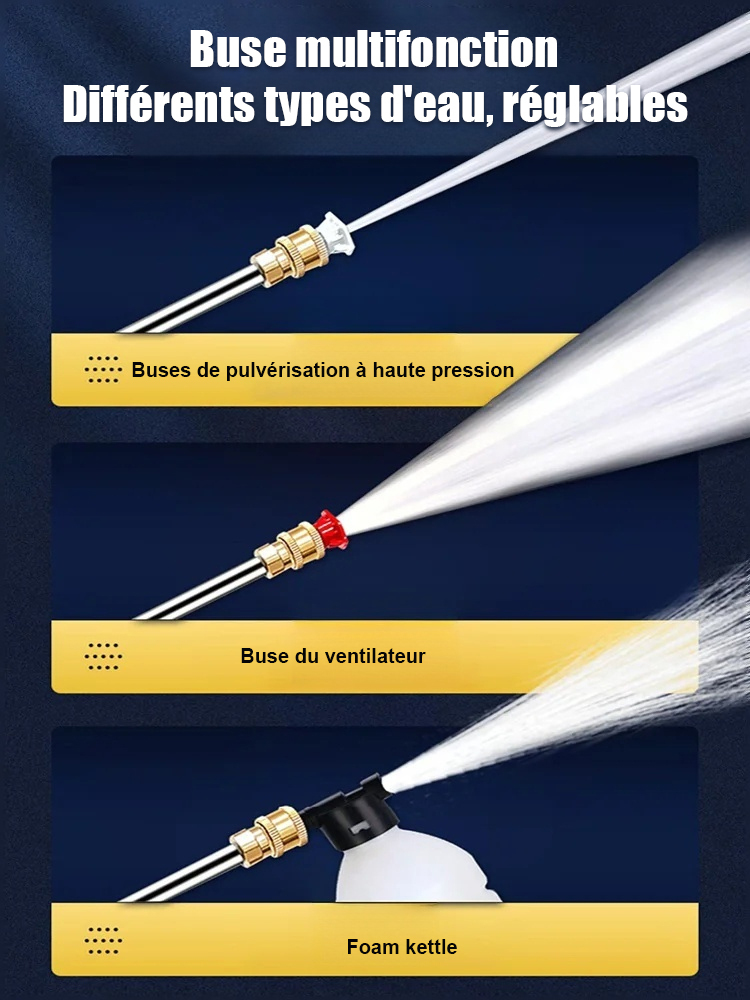 Pistolet de lavage de voiture électrique à haute pression