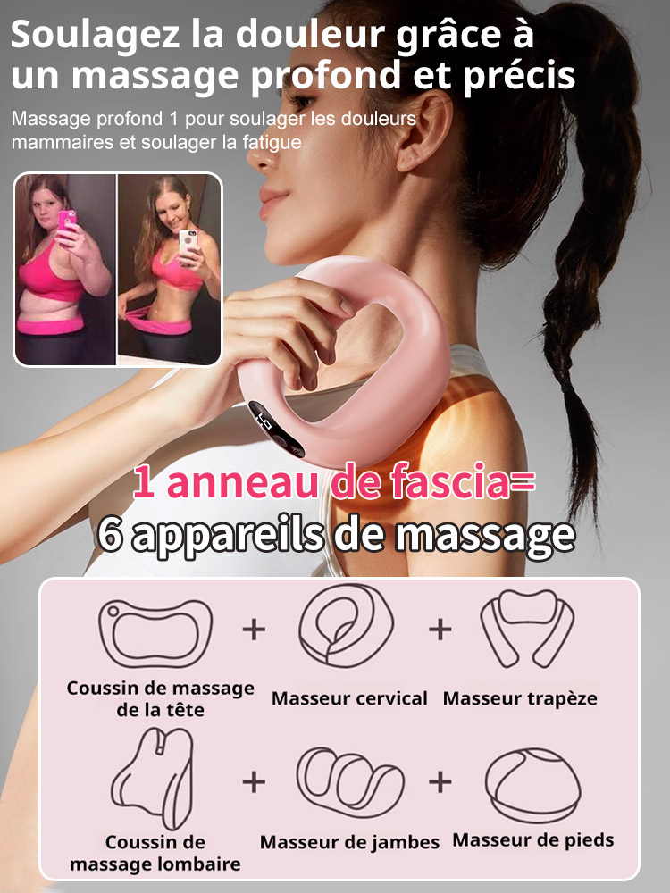 [Aucun exercice requis, 5 fois plus efficace pour brûler les graisses] Anneau fascial pour une réduction de la graisse corporelle