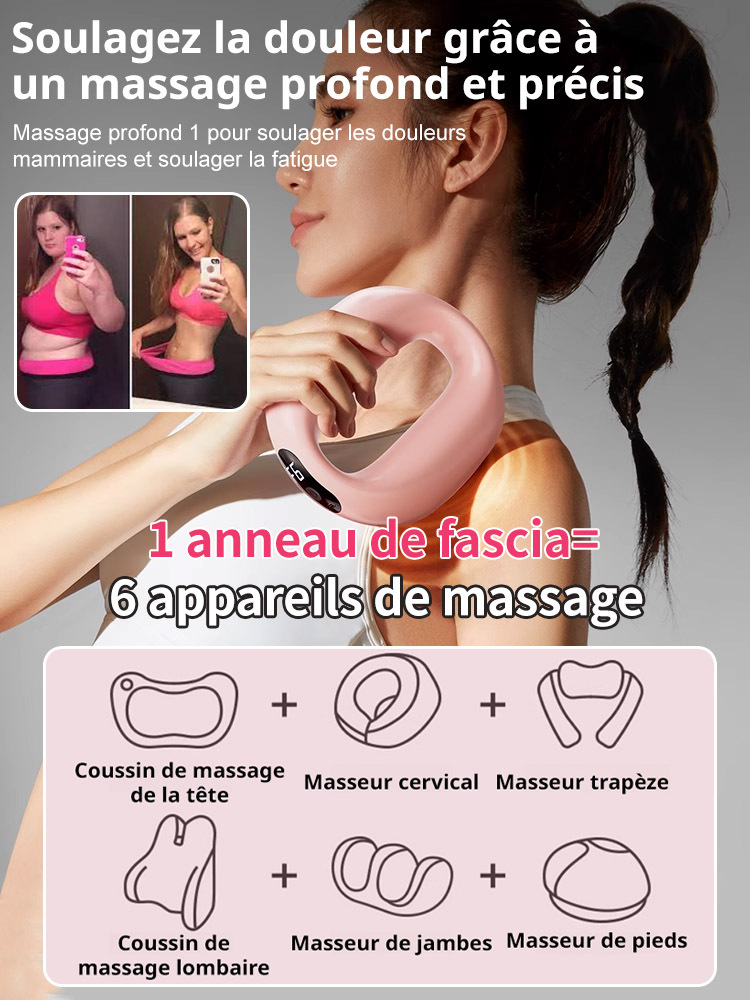 [Aucun exercice requis, 5 fois plus efficace pour brûler les graisses] Anneau fascial pour une réduction de la graisse corporelle