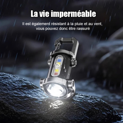 【3 en 1 multifonctionnel】SOS d'urgence + Lampe torche puissante + Alimentation portable