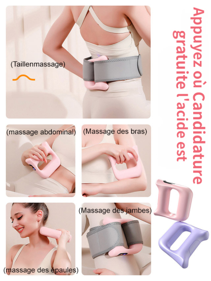 ⚡Pas besoin de sport, fonte rapide des graisses ! Rouleau de massage vibrant, raffermissement du fascia