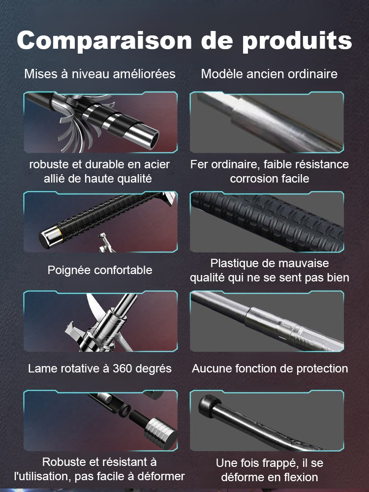 Bâton d'escalade télescopique near War artefact